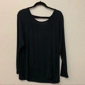 Black Long Sleeve Top 1